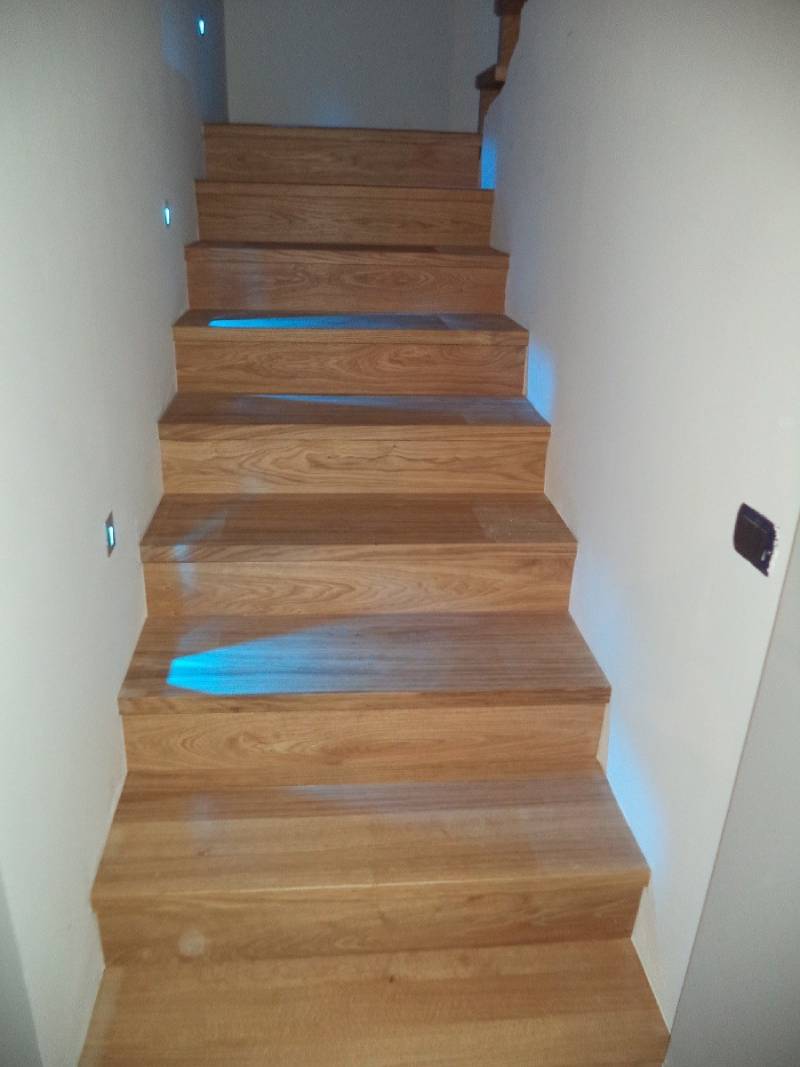 copertura scale in legno