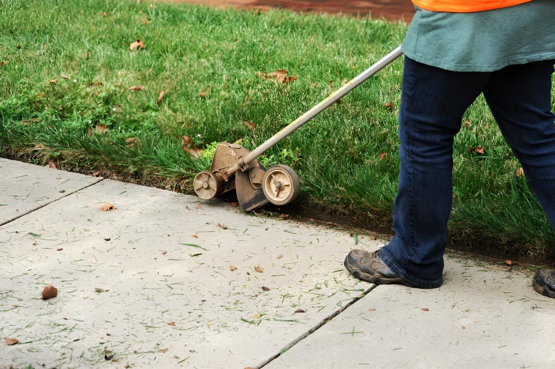 Person is Using a Lawn Mower to Cut Grass — CPR Exterior Cleaning in Svensson Heights, QLD