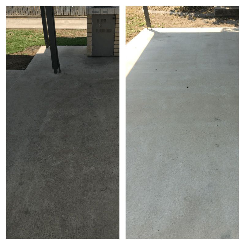Clean Concrete Floor — CPR Exterior Cleaning in Svensson Heights, QLD