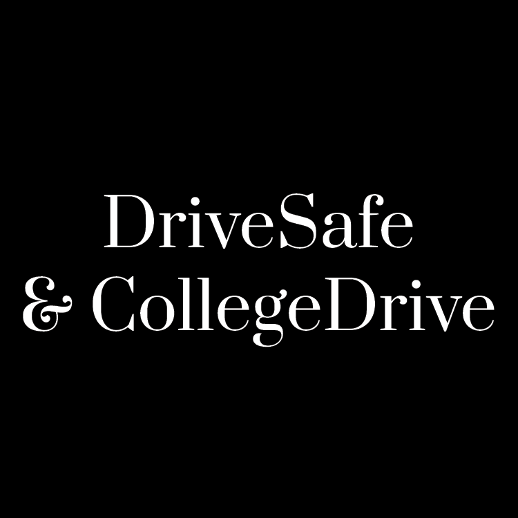Text that reads DriveSafe & CollegeDrive