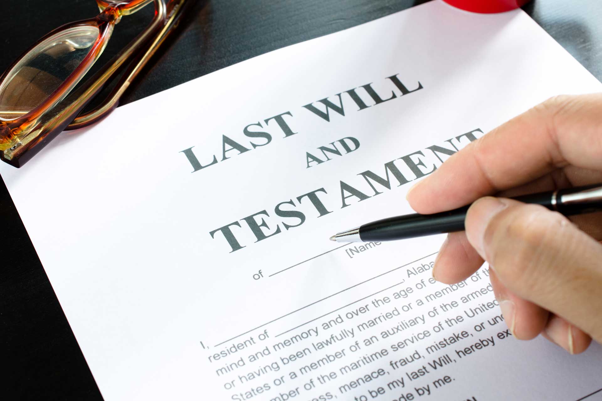 Signing last will and testament — Butler, PA — Matthew Fischer Law Office
