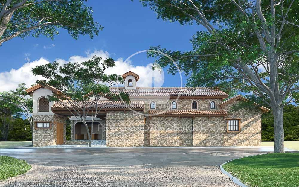 รับออกแบบบ้านสไตล์ทัสคานี สวยงาม หรูหรา