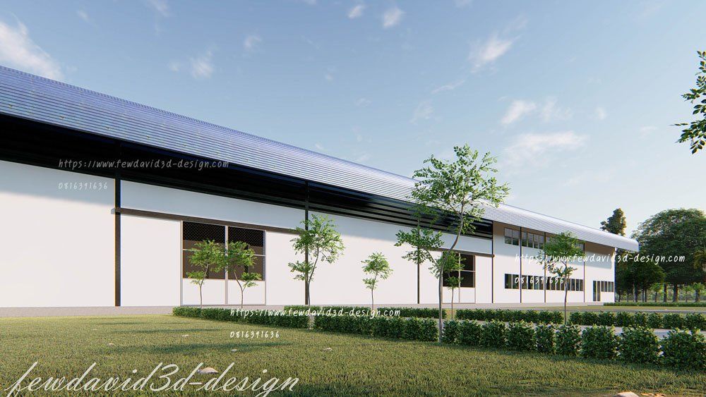 รับออกแบบโรงงาน โกดัง บ้านพักคนงาน