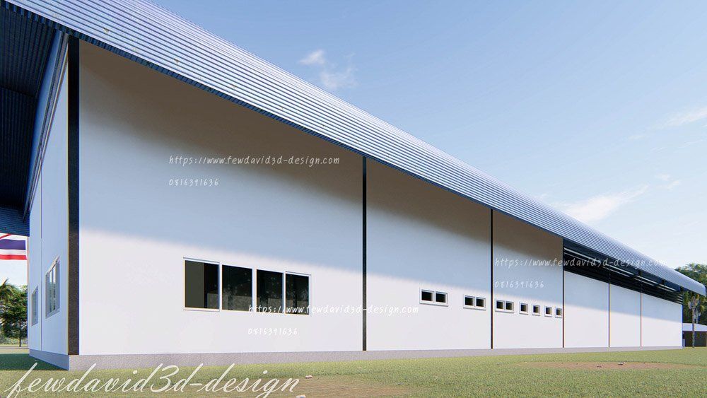 รับออกแบบโรงงาน โกดัง บ้านพักคนงาน