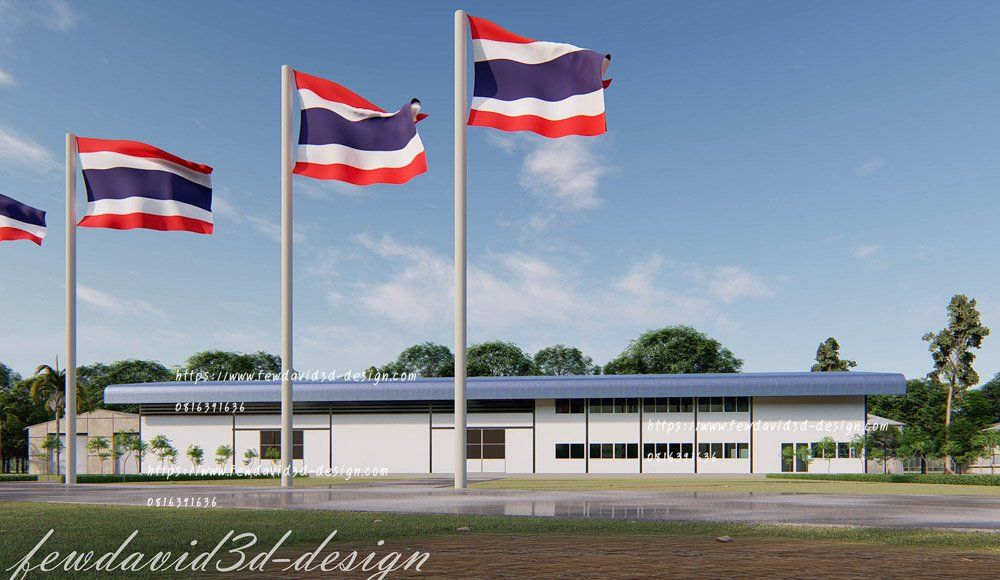 รับออกแบบโรงงาน โกดัง บ้านพักคนงาน