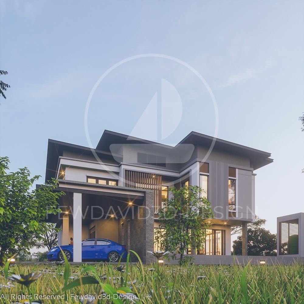 บ้านโมเดิร์น 2ชั้น