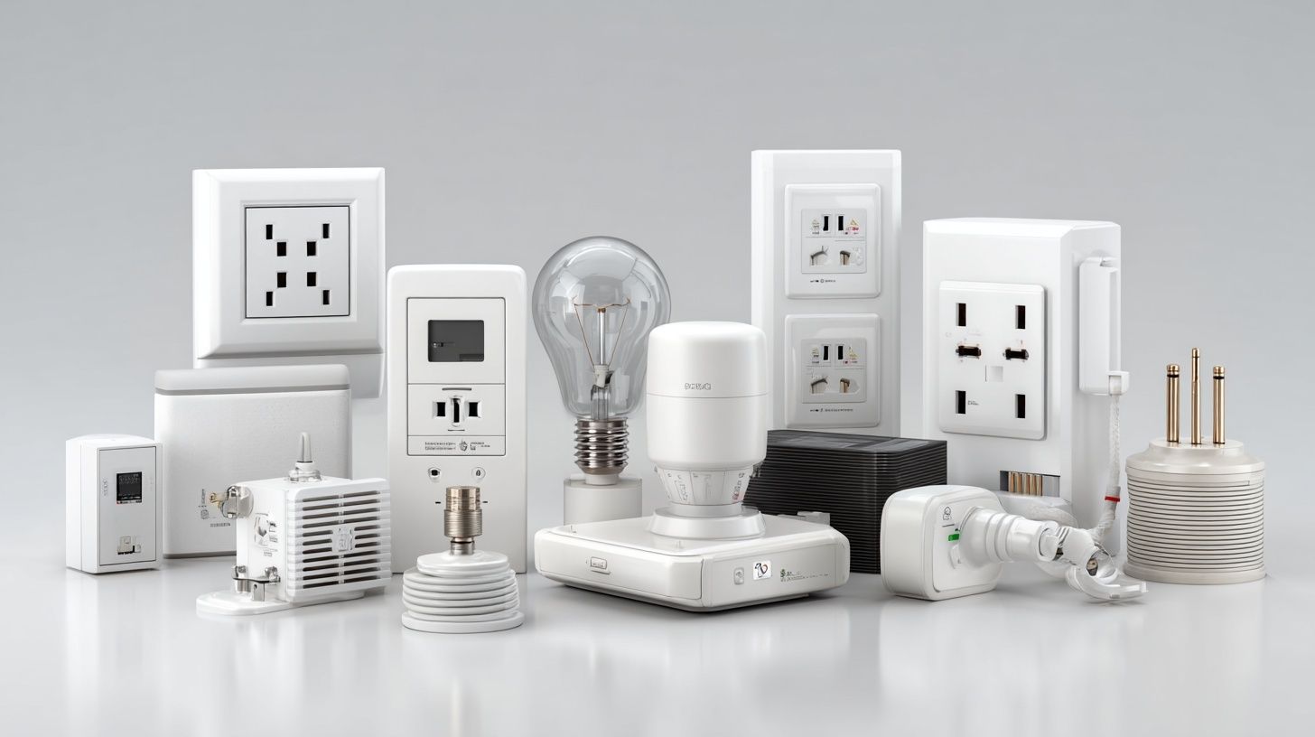 Home electrical system, isolated on seamless white, soft shadows, high key lighting, commercial stoc