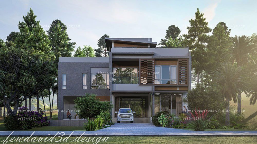 รับออกแบบบ้าน โมเดิร์น