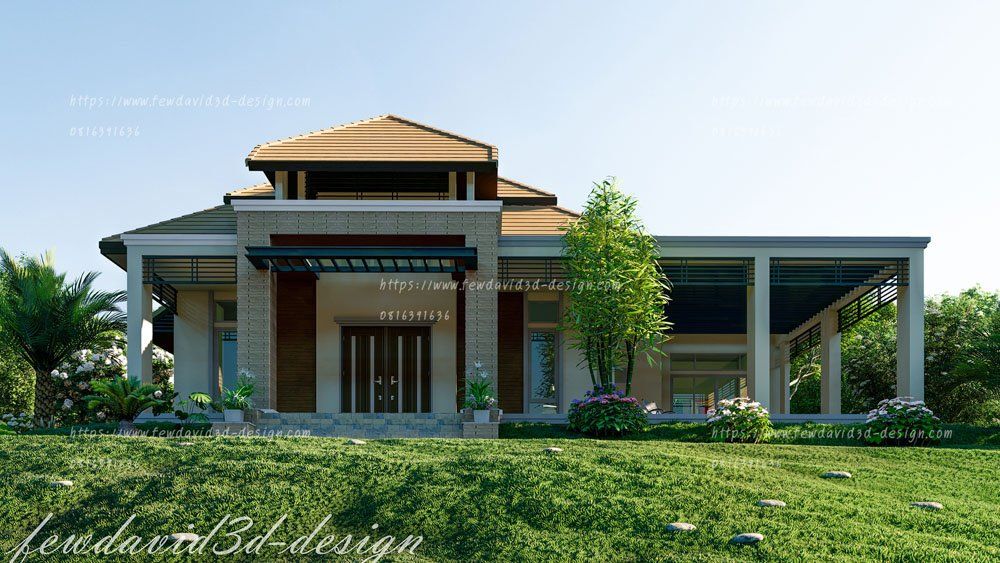 รับออกแบบบ้านชั้นเดียว