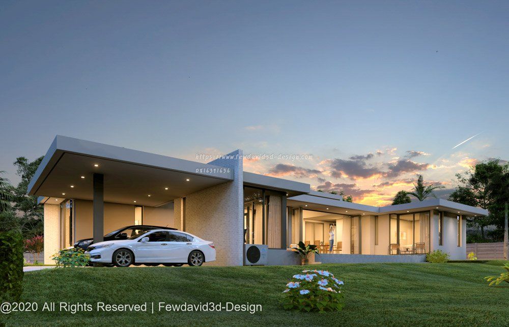 Pool villa ,หัวหิน,บ้านชั้นเดียว,โมเดิร์น