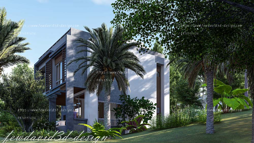 รับออกแบบบ้านโมเดิร์น