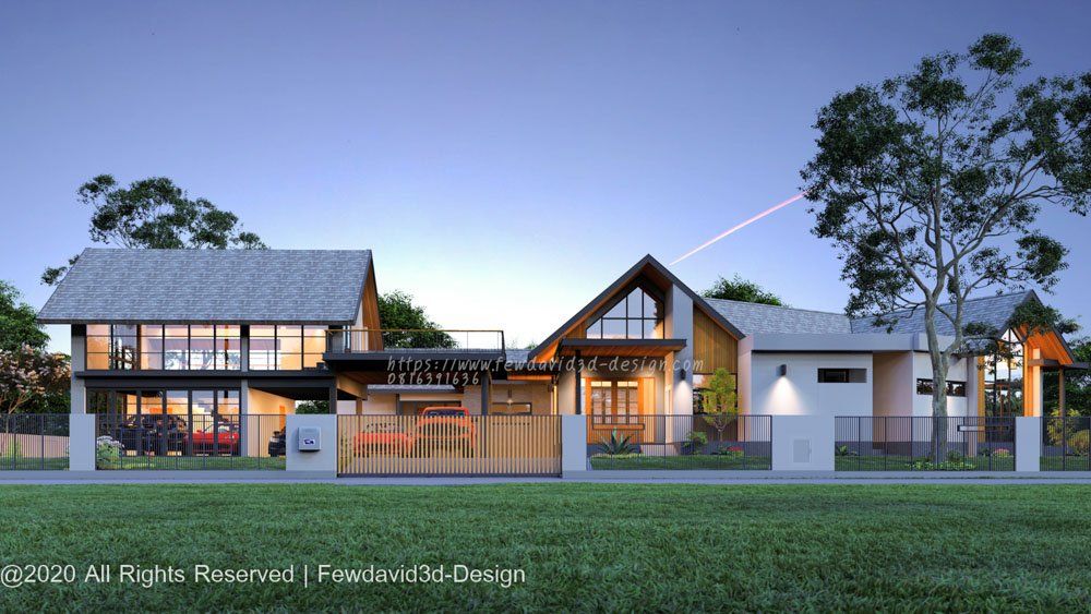 แบบบ้านชั้นเดียว,บ้านพักตากอากาศ