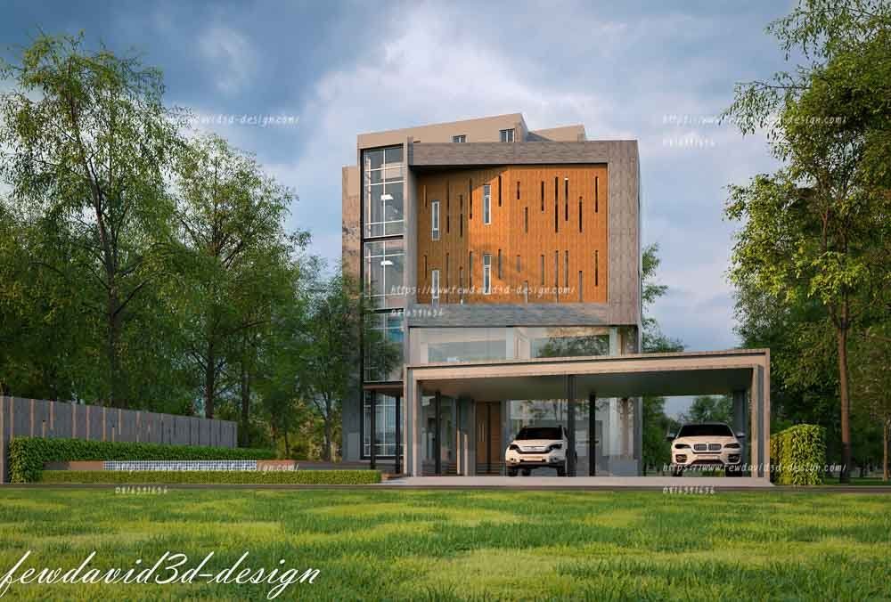 รับออกแบบบ้านทุกสไตล์ ตอบโจทย์ทุกความต้องการ ทีมงานมืออาชีพ ประสบการณ์สูง FEWDAVID3D-DESIGN
