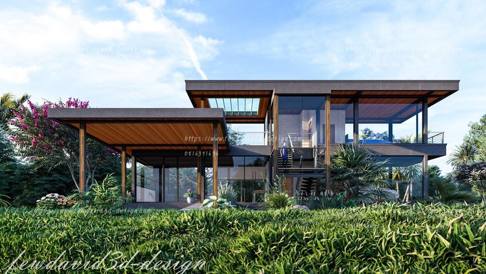 บ้านโมเดิร์น 2 ชั้น