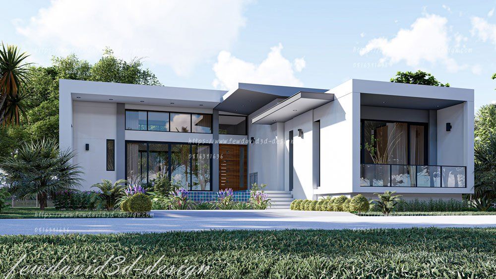 รับออกแบบบ้านชั้นเดียว