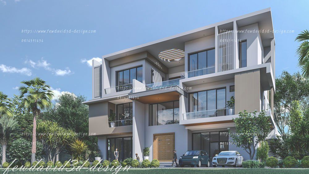 บ้าน3ชั้น,7ห้องนอน,โมเดิร์น,สถาปนิก