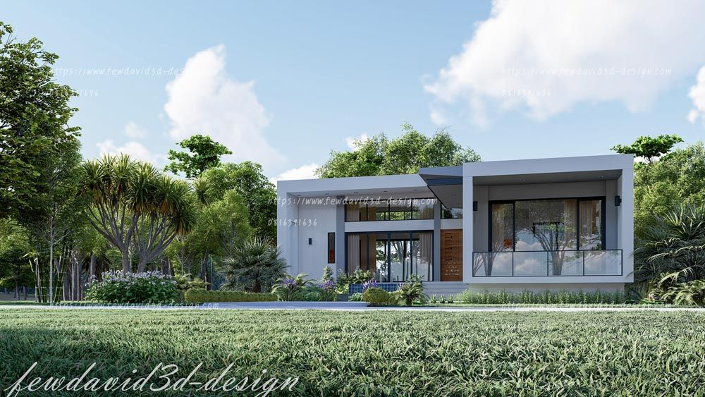 รับออกแบบบ้านชั้นเดียว