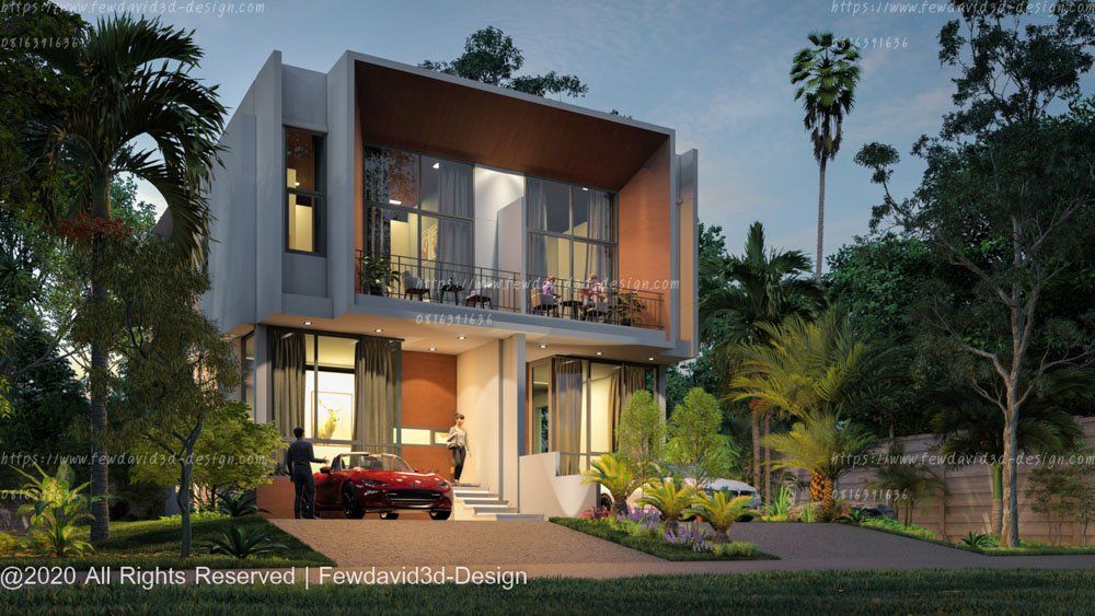 รับออกแบบทาวน์โฮม,สถาปนิก