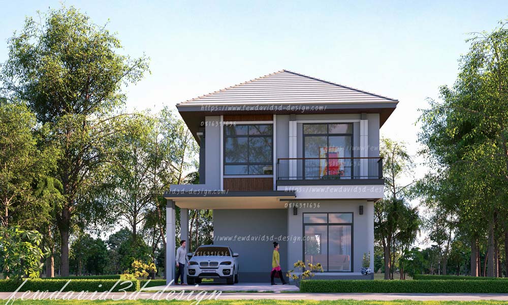 รับออกแบบบ้าน