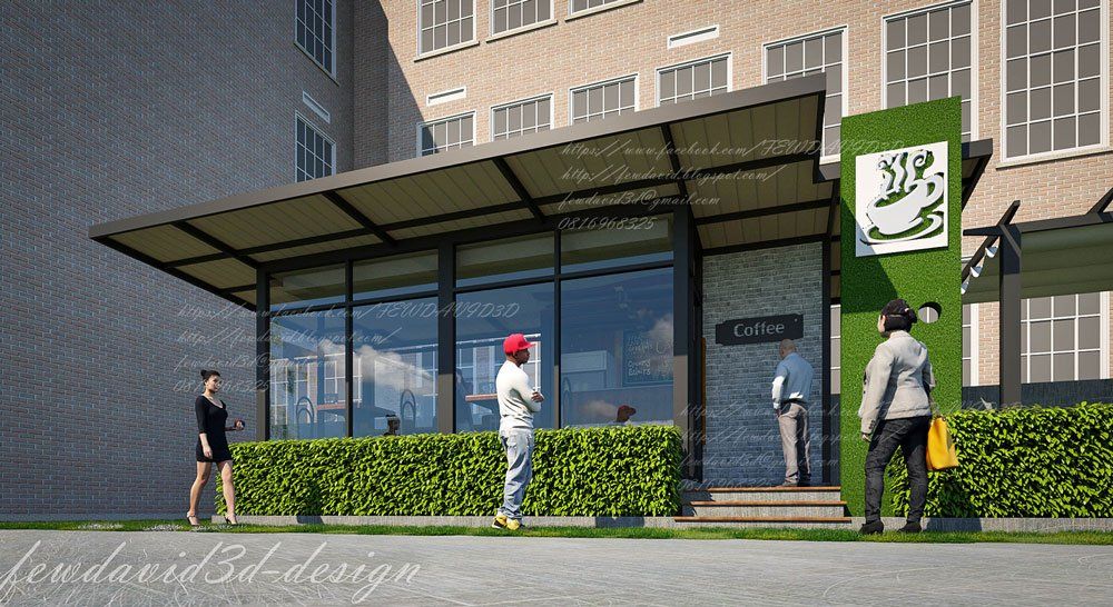 รับออกแบบร้านกาแฟ
