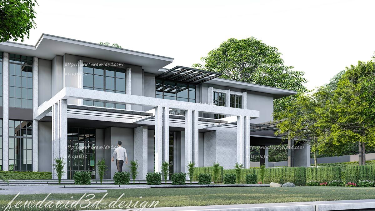 รับออกแบบบ้าน