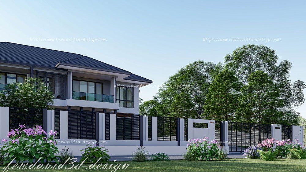 รับออกแบบบ้าน 2ชั้น