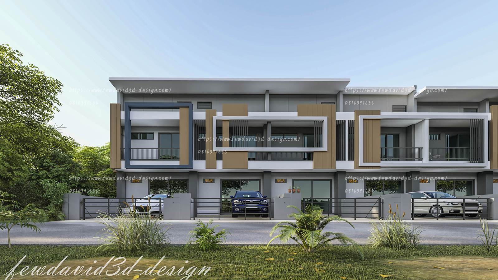 รับออกแบบทาวน์เฮาส์