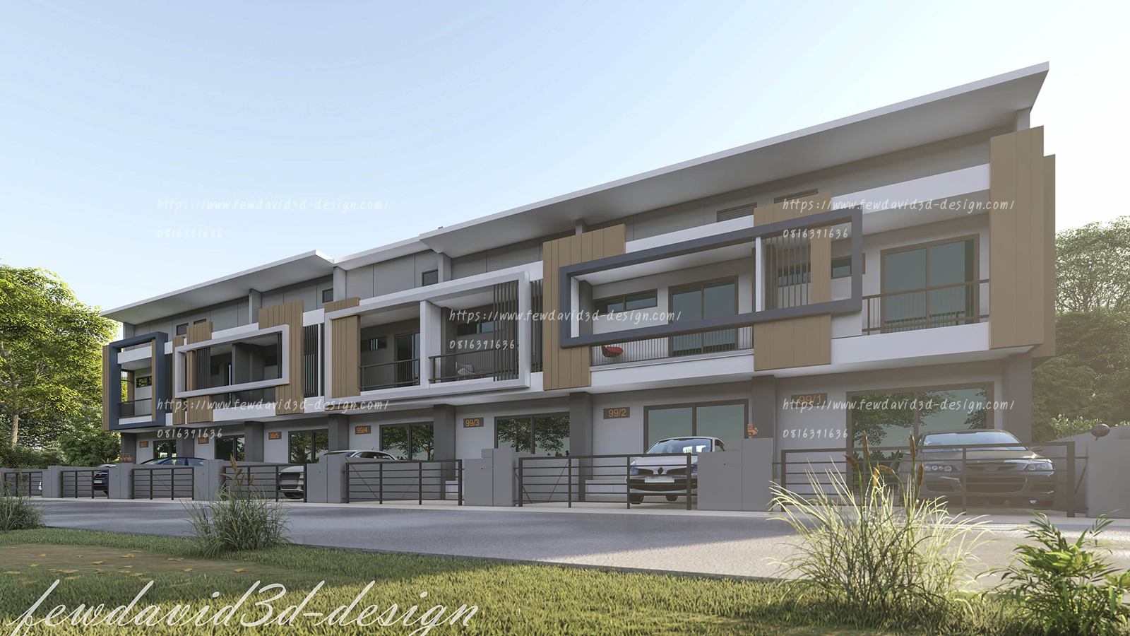 รับออกแบบทาวน์เฮาส์