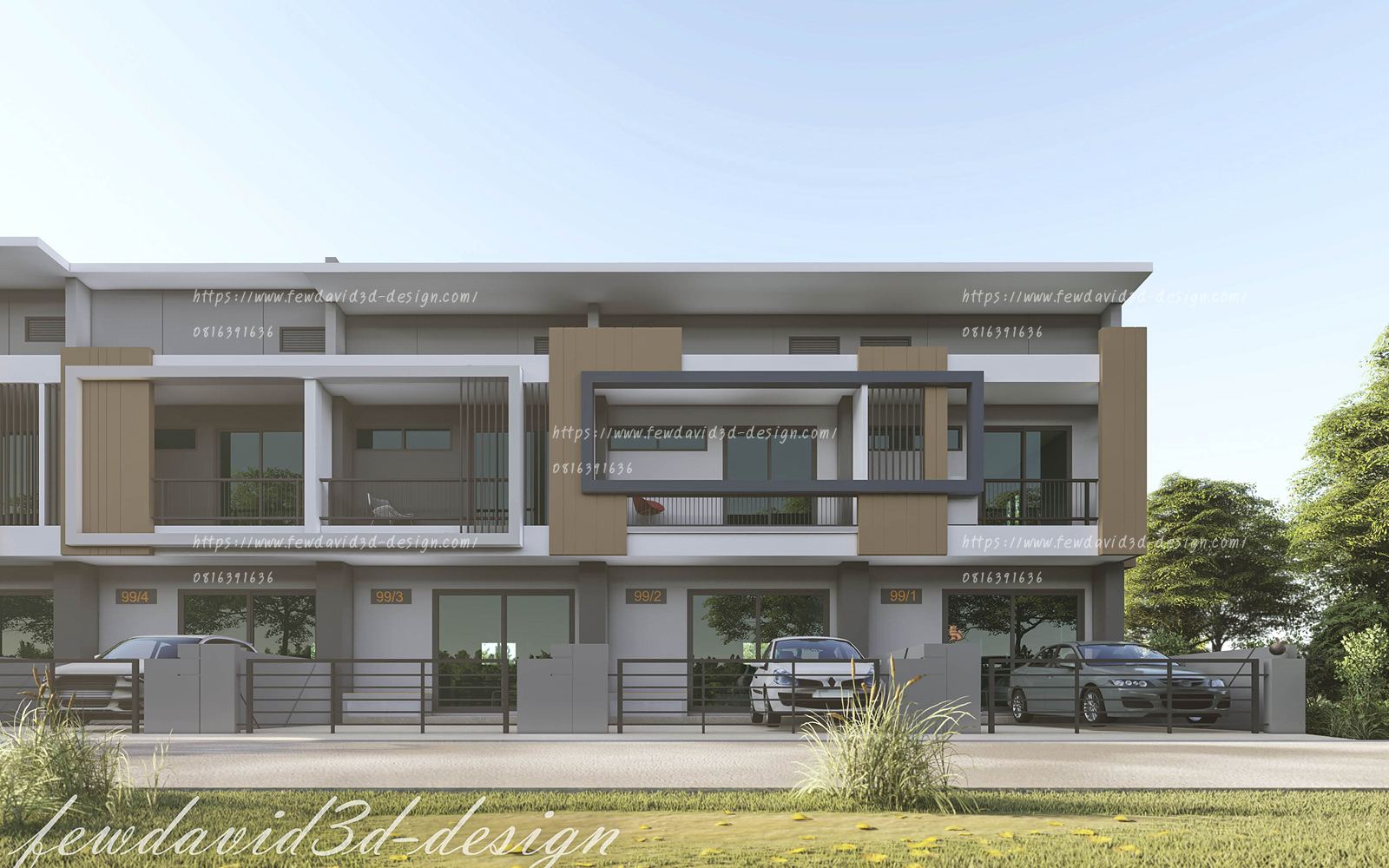 รับออกแบบทาวน์เฮาส์