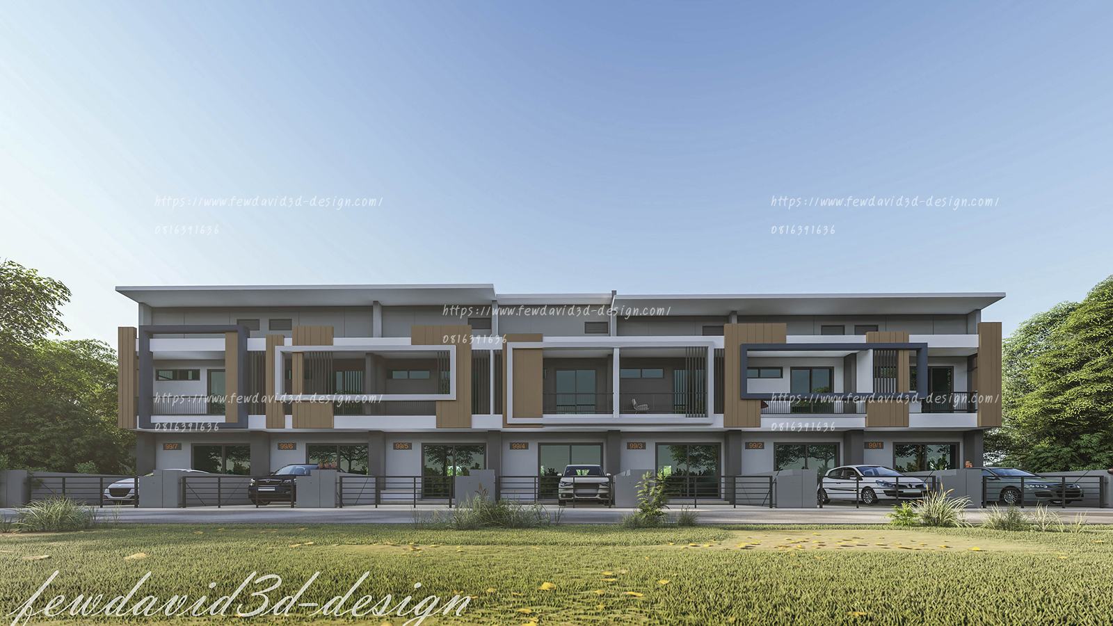 รับออกแบบทาวน์เฮาส์