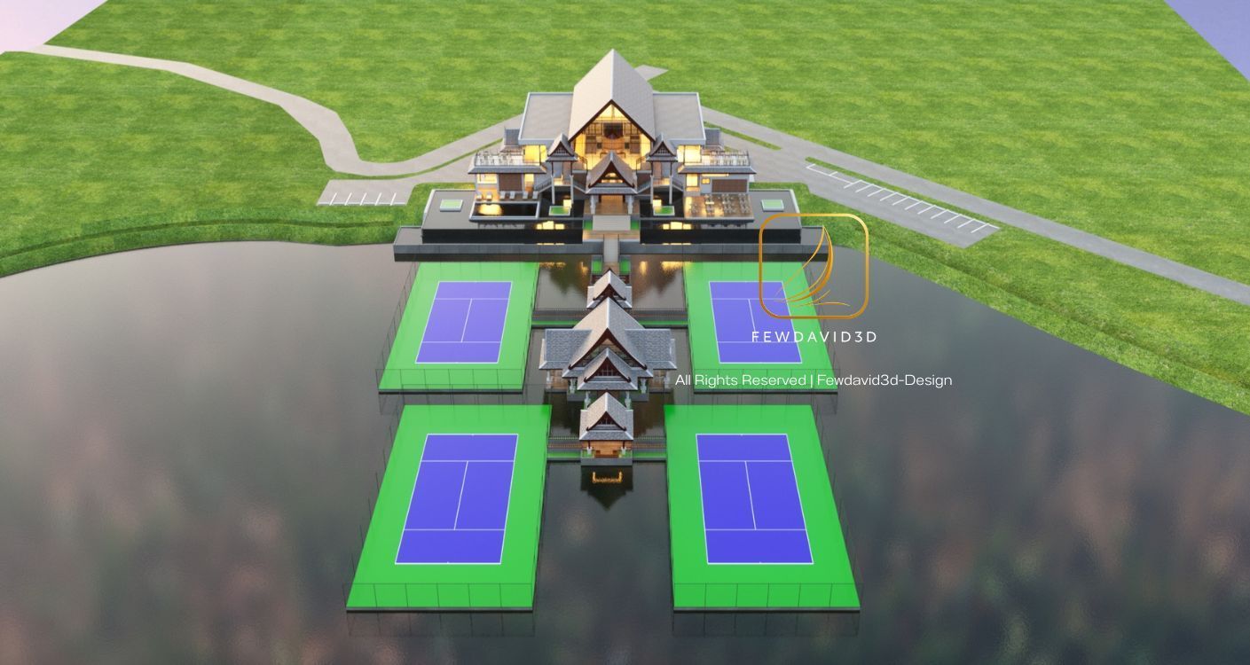 Thai Contemporary Luxury Club Pavilion ที่ภูเก็ต โดย FEWDAVID3D