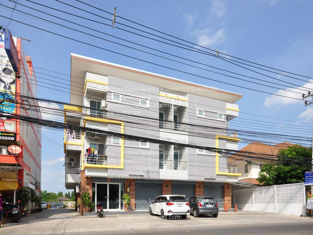 รับออกแบบอาคารพาณิชย์