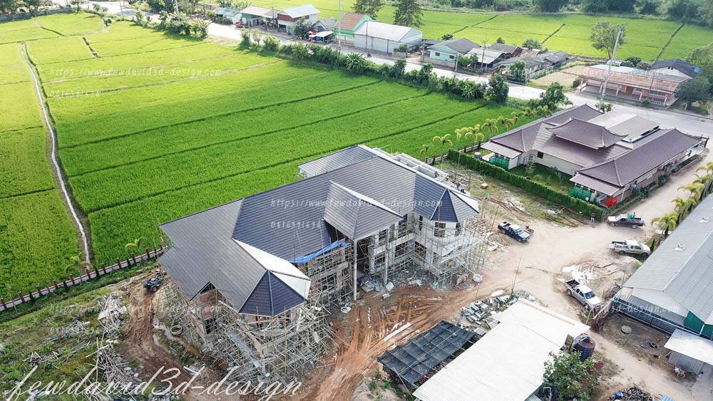 รับออกแบบบ้าน 2 ชั้น เชียงราย