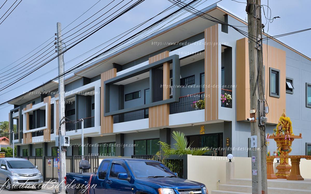 รับออกแบบทาวน์เฮาส์