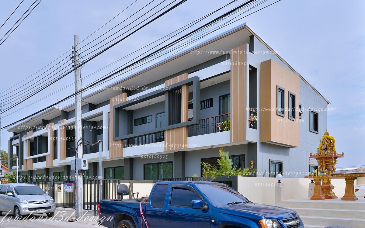 รับออกแบบทาวน์เฮาส์