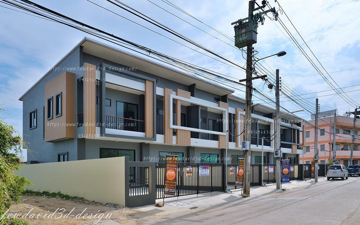 รับออกแบบทาวน์เฮาส์