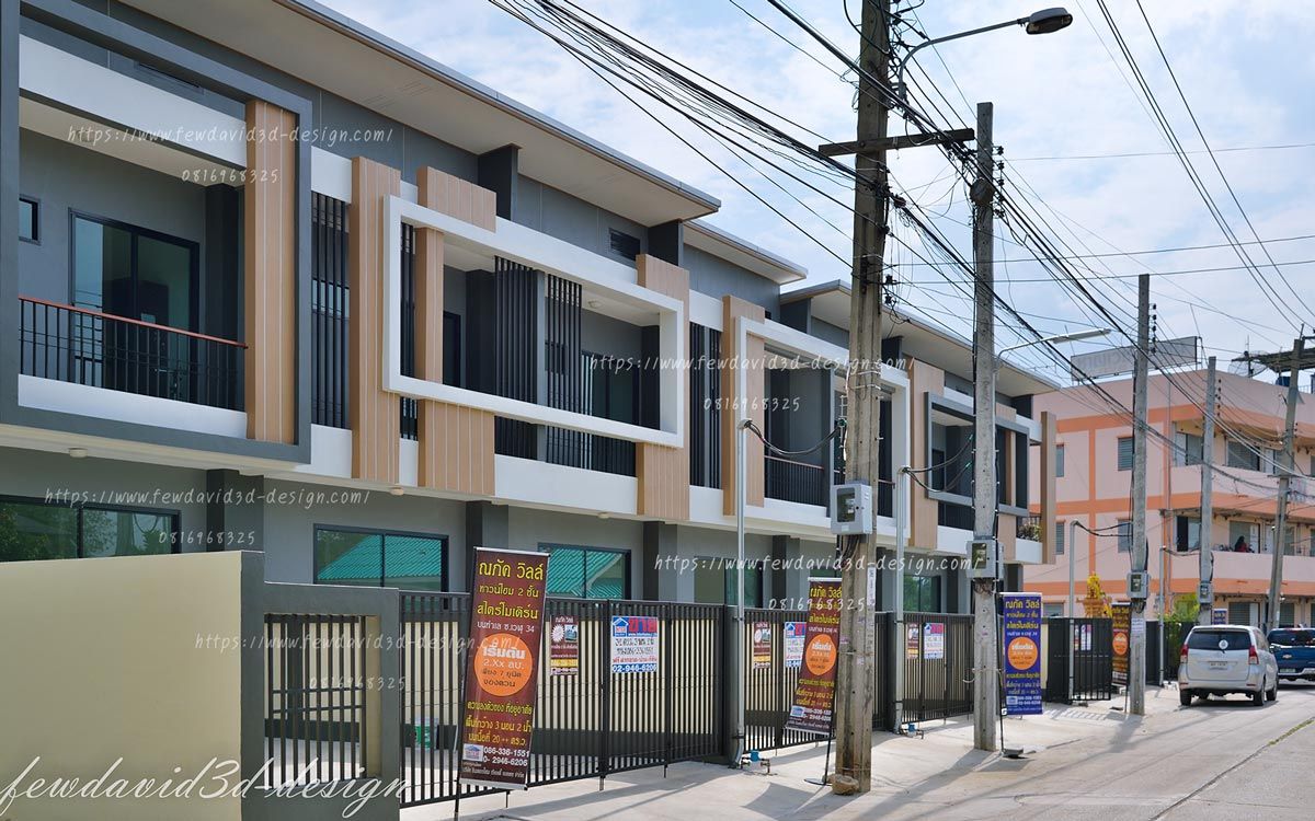 รับออกแบบทาวน์เฮาส์