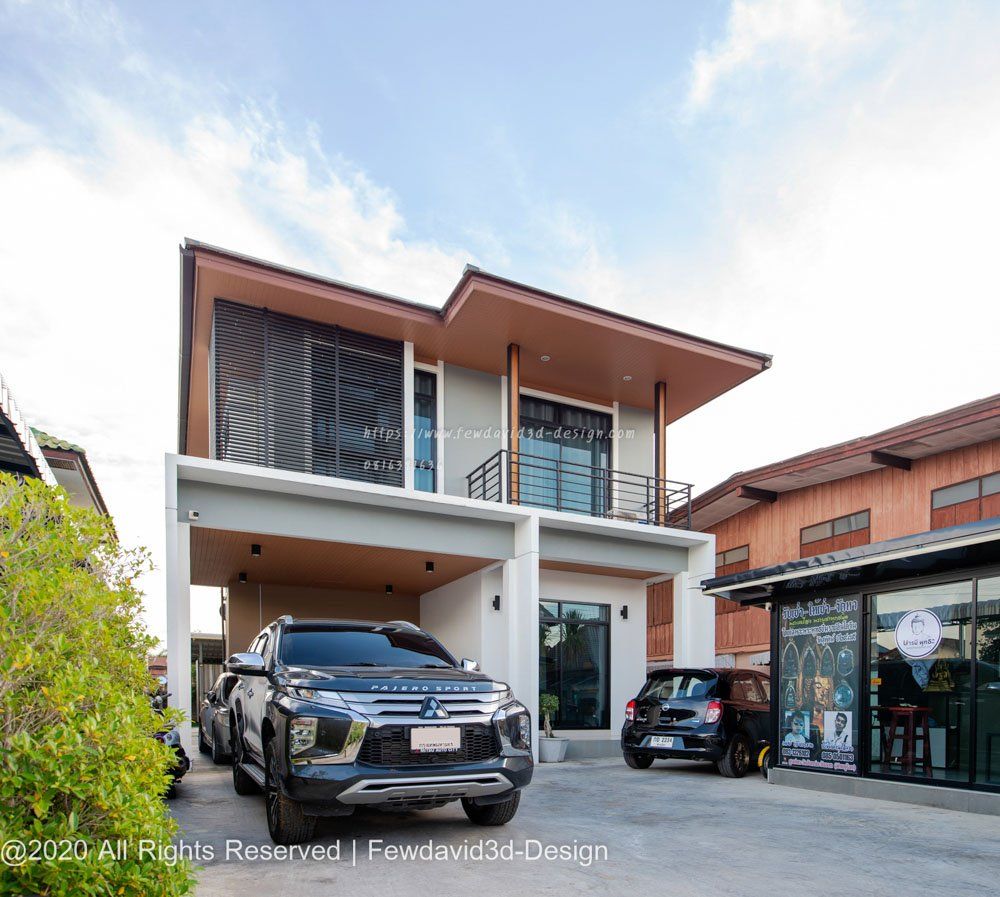 รับออกแบบบ้าน2ชั้น