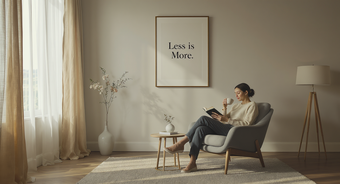 “Less is More” แนวคิดการออกแบบบ้านเรียบง่าย