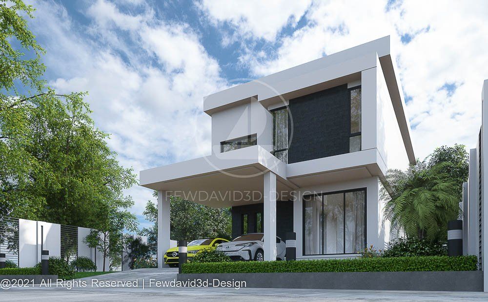 รับออกแบบบ้านทุกสไตล์ ตอบโจทย์ทุกความต้องการ ทีมงานมืออาชีพ ประสบการณ์สูง FEWDAVID3D-DESIGN
