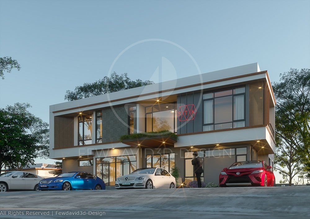 อาคารสำนักงาน 2 ชั้น