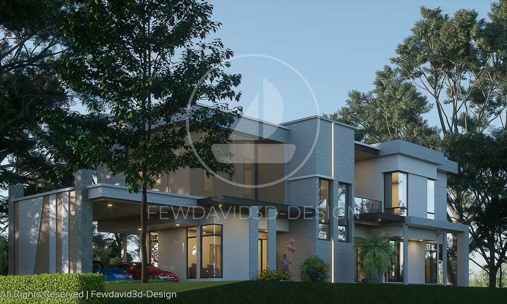 บ้านโมเดิร์นสีเอิร์ธโทน อบอุ่นและทันสมัย รับออกแบบบ้านโมเดิร์น
