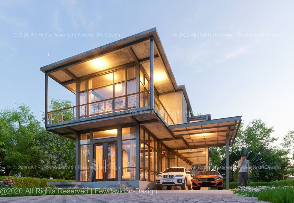 บ้านโมเดิร์น2ชั้น