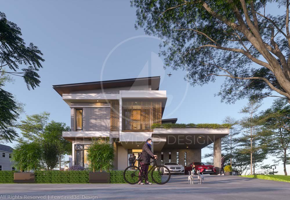 บ้าน2ชั้น,สระว่ายน้ำ