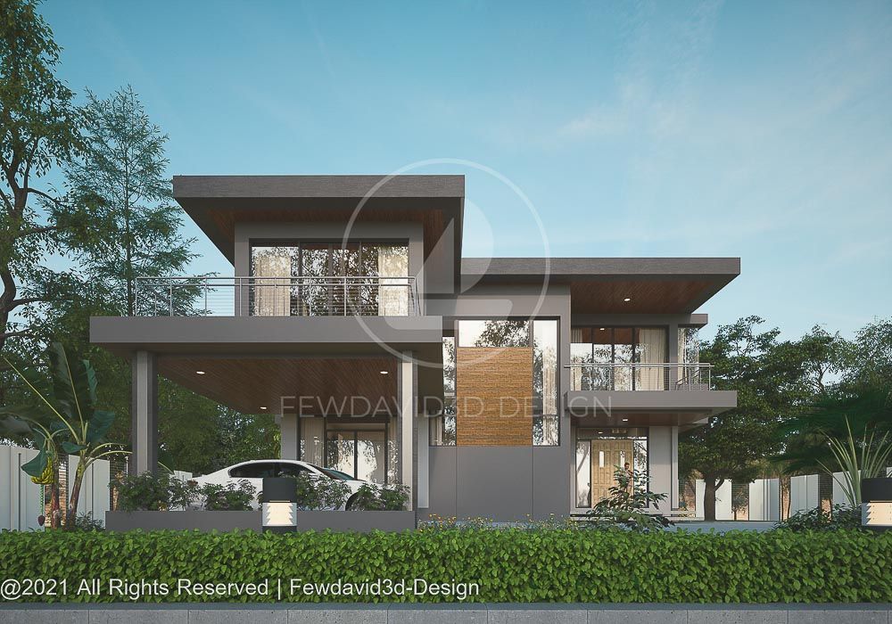 รับออกแบบบ้านทุกสไตล์ ตอบโจทย์ทุกความต้องการ ทีมงานมืออาชีพ ประสบการณ์สูง FEWDAVID3D-DESIGN
