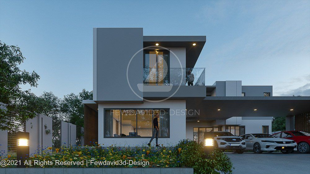 รับออกแบบบ้านโมเดิร์น