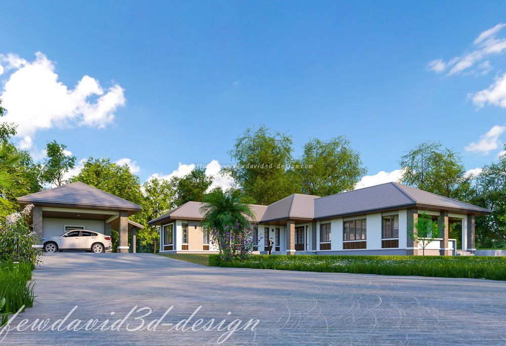 บ้านชั้นเดียว,ออกแบบ,นครนายก