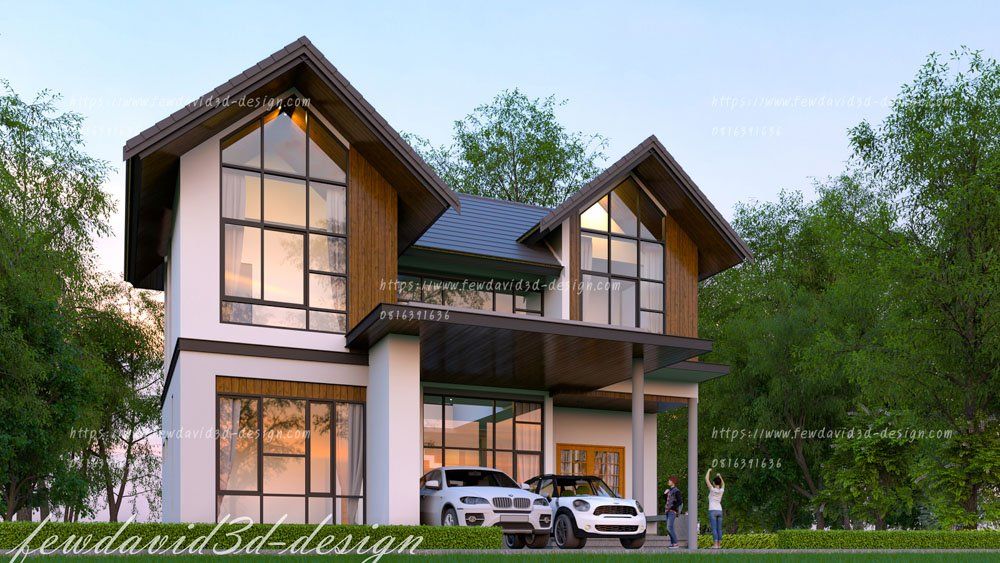 รับออกแบบบ้าน
