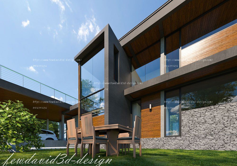 บ้านโมเดิร์น 2 ชั้น