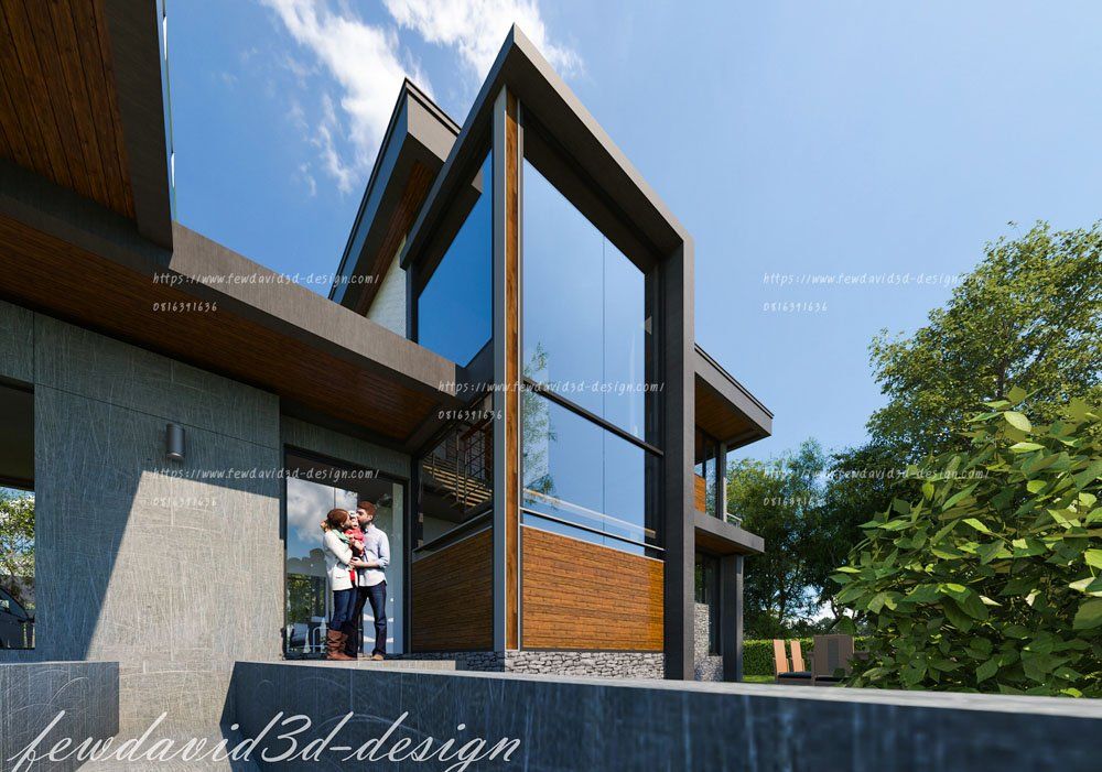 บ้านโมเดิร์น 2 ชั้น